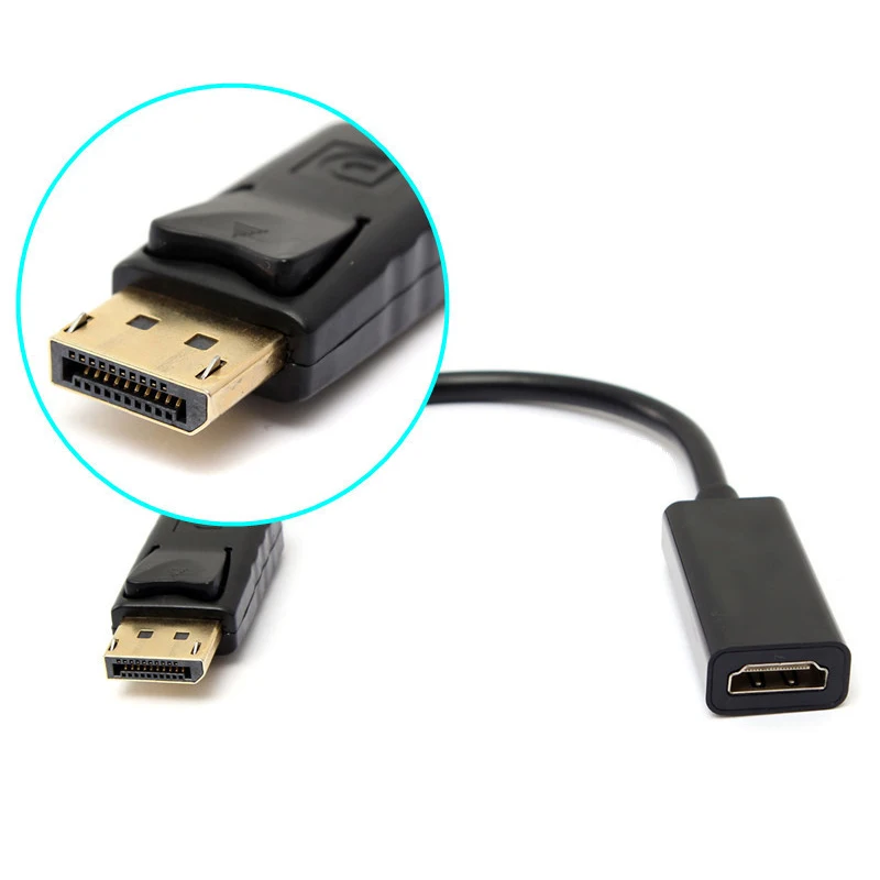 Дисплей порт мужской DP к HDMI Женский адаптер 1080 p M/F HD Дисплей порт кабель для Apple iMac DOM668