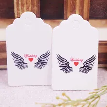 DIY 100 шт цветной тег сердце отверстие высечки тег 3x5 см Свадьба любимый тег выпечки ярлык принимаем логотип на заказ за дополнительную стоимость