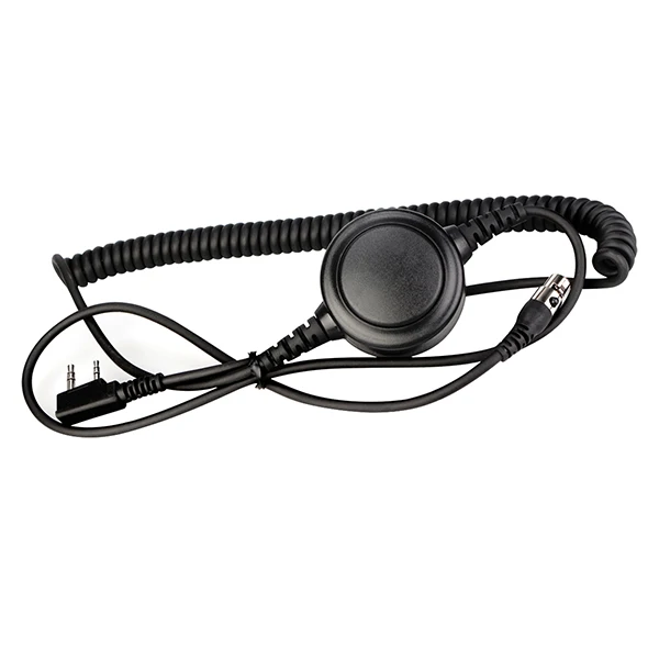 Звукопоглощающие наушники Retevis Black EH070K 2 pin Binaural Sleep Work гарнитура для Kenwood Baofeng Звукоизоляционная 24dB анти-шум