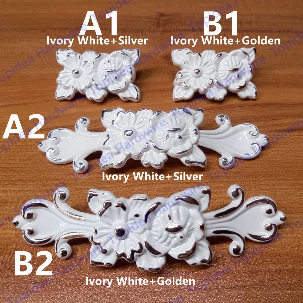 Single hole/96mm hole furniture knob drawer pulls Antique