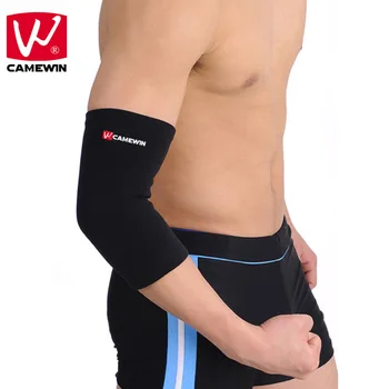 

CAMEWIN 1 Piece Elbow Support Elastic Gym Sport Elbow Protective Pad Absorb Sweat Sport Basketball Arm Sleeve Elbow Brace