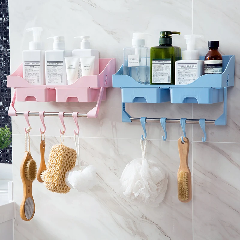 Drawer style wall accessory racks toilet Wall mounted shelves bathroom