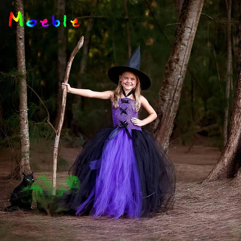 witch costume with tutu