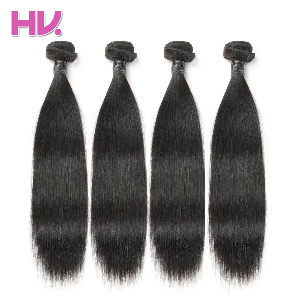 Hair Villa Peruvian Straight Hair Bundles 1pc Remy Human Hair