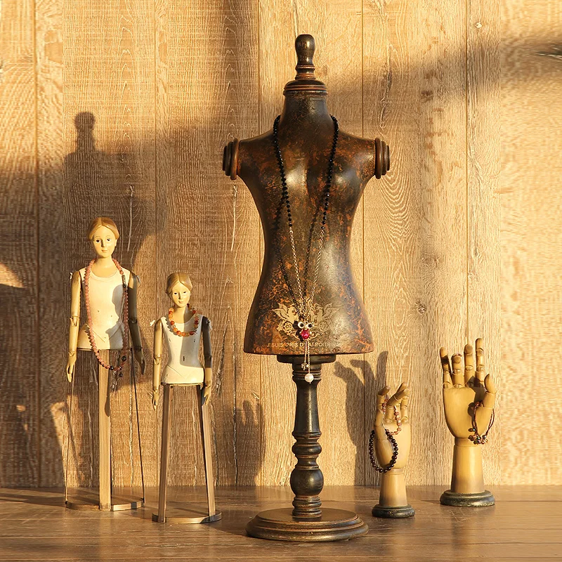 India imported Vintage dummy jewelry frame decoration creative decorations crafts window display