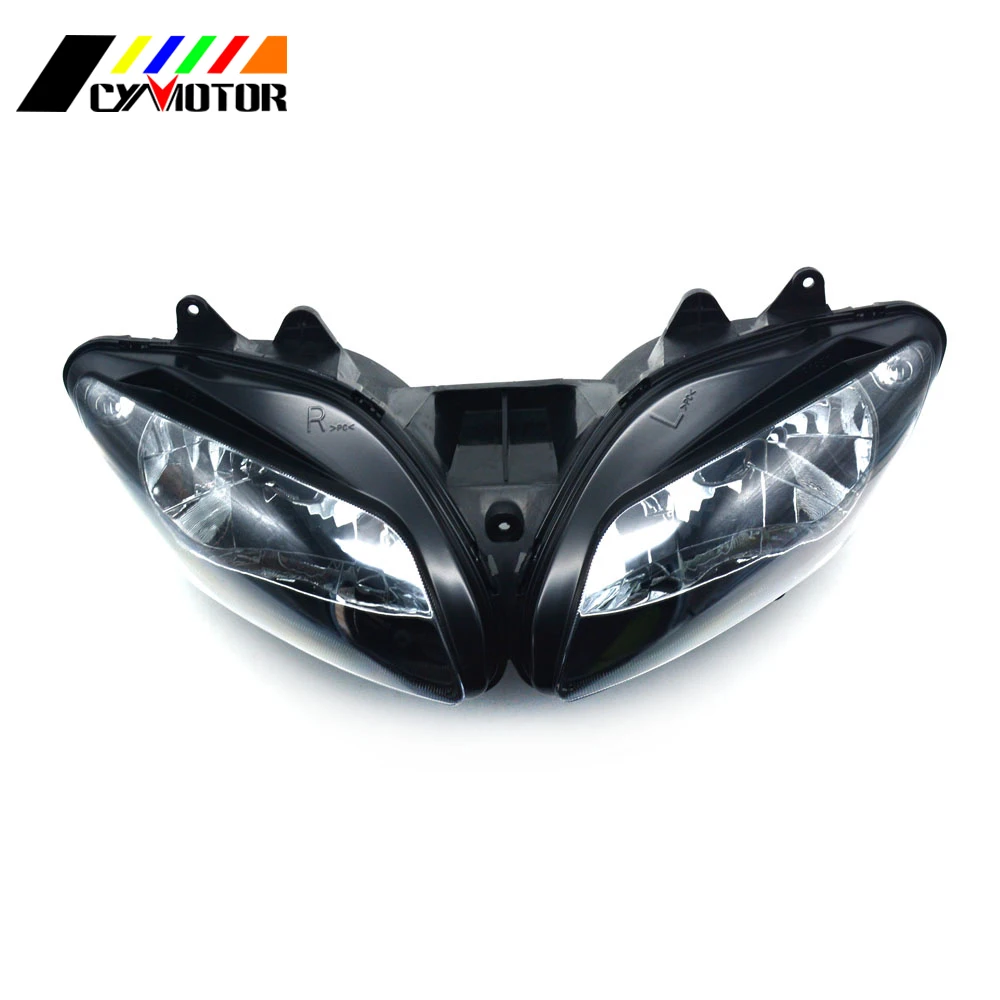 Передняя фара мотоцикла для YAMAHA YZF-R1 YZFR1 YZF R1 2002 2003 02 03 уличный велосипед