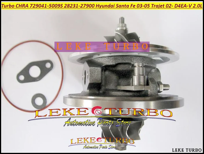 Turbo Cartridge CHRA For HYUNDAI Santa Fe 2003-04 Trajet 2002- D4EA-V 2.0L 125HP GT1749V 729041-5009S 28231-27900 729041 Turbocharger (4)