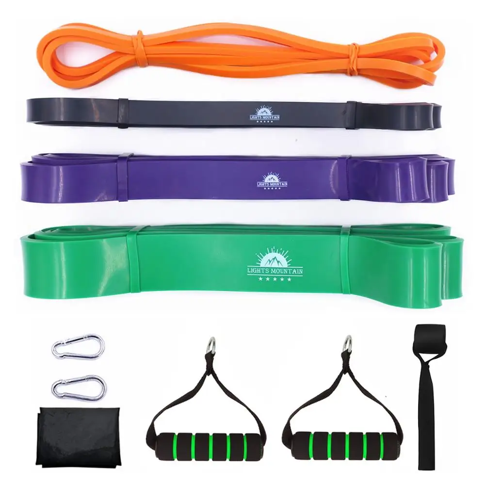  Pull Up Assist Resistance Bands Set Heavy Duty Power lifting Stretch Expander Bands Fitness Gym Wor
