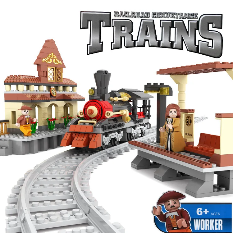 AUSINI-25811-Train-Station-building-blocks-train-462-particles-Train-Bricks-Blocks-children-s-educational-toys (1)