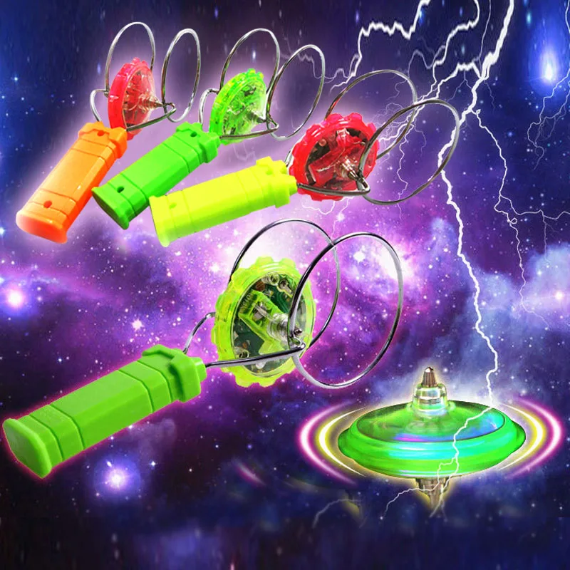 Новые магические гироскопические цветные Волшебные магнитные вращающиеся топы, флэш-YO-YO, детские игрушки, случайный цвет@ Z148 - Цвет: random color