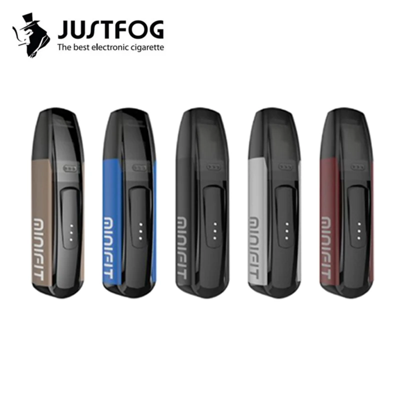 

Original JUSTFOG MINIFIT Starter Kit 370mAh all in one vape pen kit pk breeze kit with MINIFIT 1.5ml pod cartridge