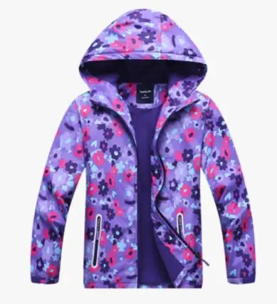 Лидер продаж, Высококачественная Лыжная одежда для девочек на открытом воздухе, вельветовое плотное осенне-зимнее пальто-ветровка, куртка - Цвет: color 2
