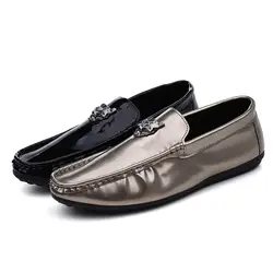AECBUY повседневные мужские туфли обувь из натуральной кожи Для мужчин офисные Туфли-оксфорды Мужская модельная обувь из натуральной кожи