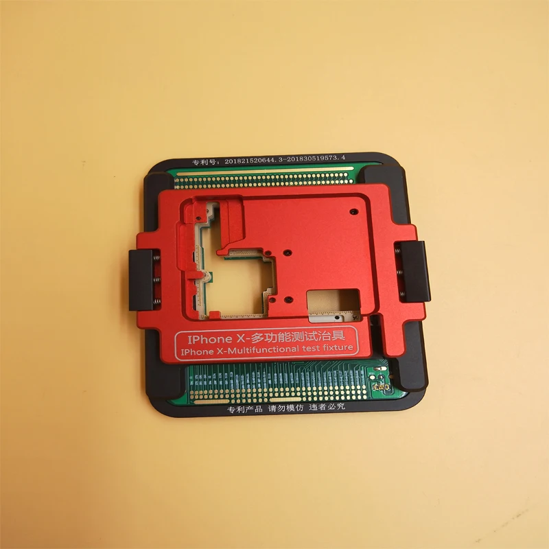 

iphone X test jig for Boot display touch camera flash photosensitive proximity sensor receiver speaker wifi face id resistance
