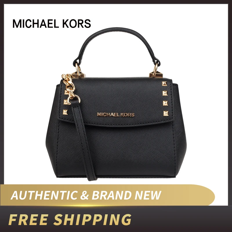 

Michael Kors Karla Mini Leather Studed Crossbody Satchel Bag 35T8GKGC0L