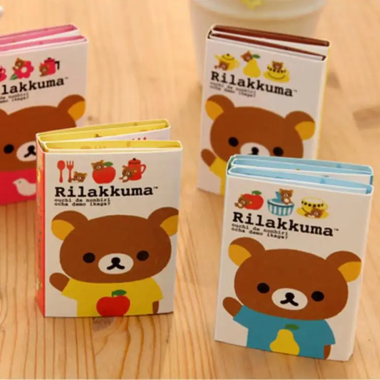 

1PC/Lot New cute Rilakkuma styles Notepad / Memo pad / Paper sticky note / sticker message post