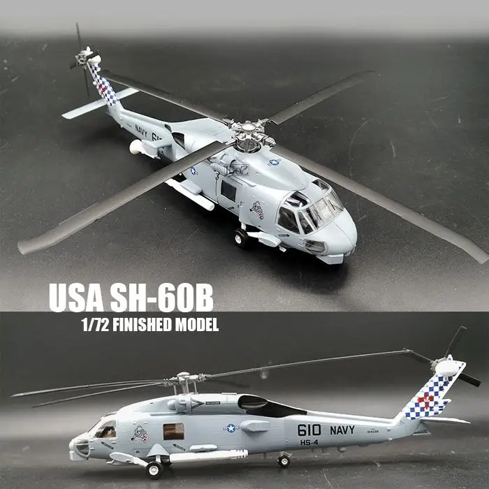 Easy Model USA SH-60B HS 4 Black Knights N 610 1/72 Finished Helicopter 