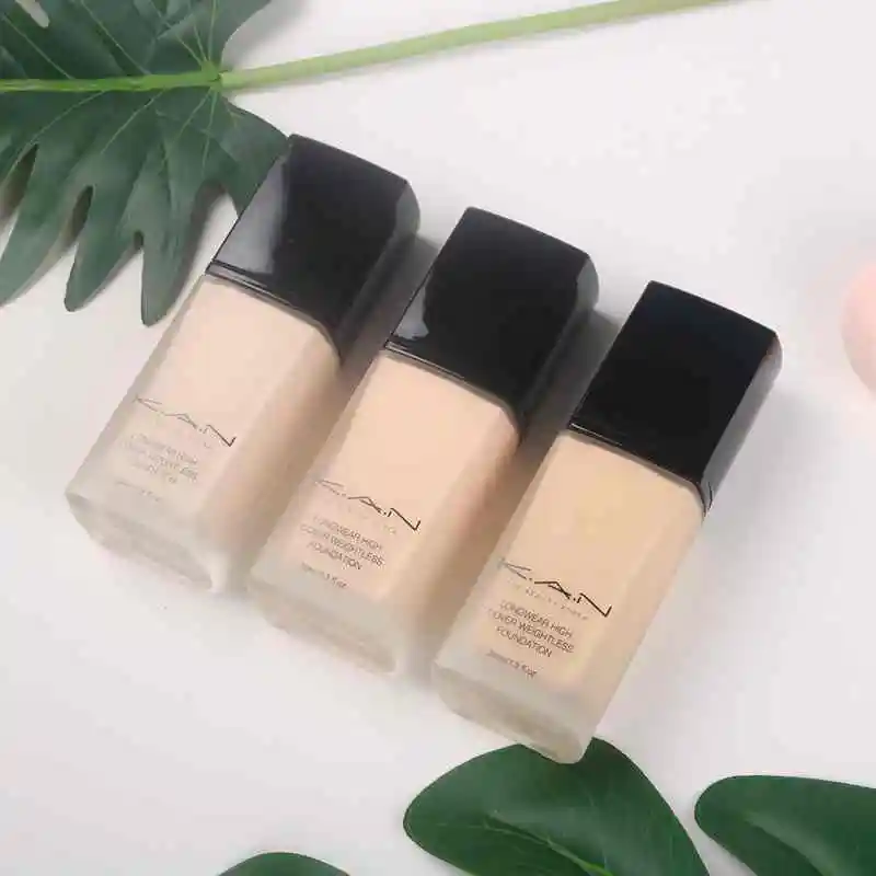 

K.A.N Brand 38ML Foundation Perfect Beauty Soft Matt Long Wear Oil Control Concealer SPF25 Liquid Foundation Cream Fashion Women