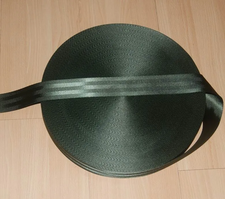 60meters Roll Seat Belt Webbing Safety Strap OLIVE Color 4.8cm Wide 5