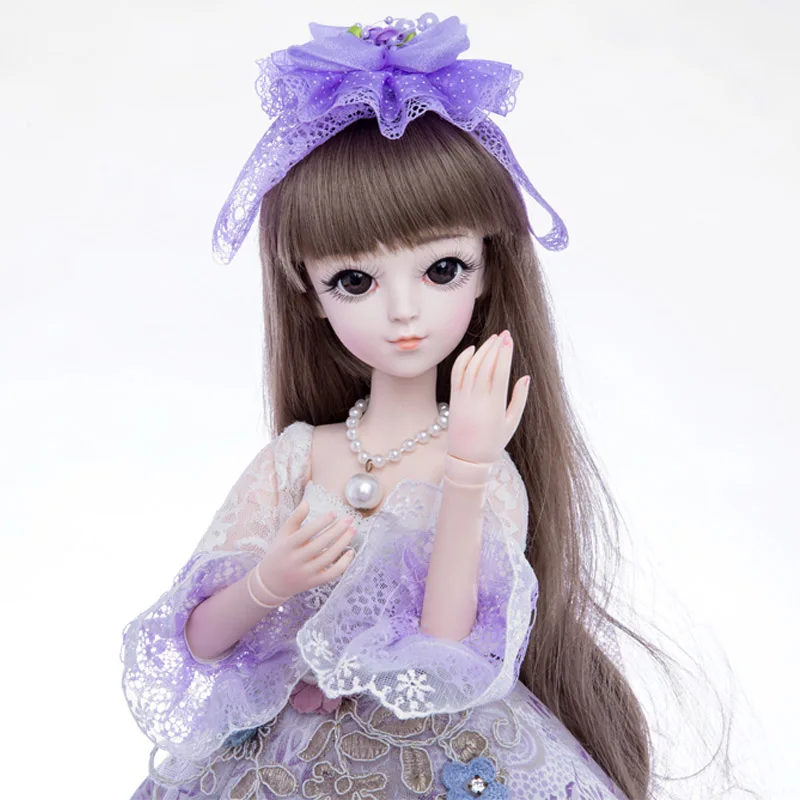 Принцесса Анна 1/3 60 см BJD кукла Сделай Сам модный парик одета принцесса девочка