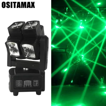

Hight quality 8pcs 12W 4in1 RGBW LED double wheel led beam 8 heads led moving head light manual for disco DJ projector machine