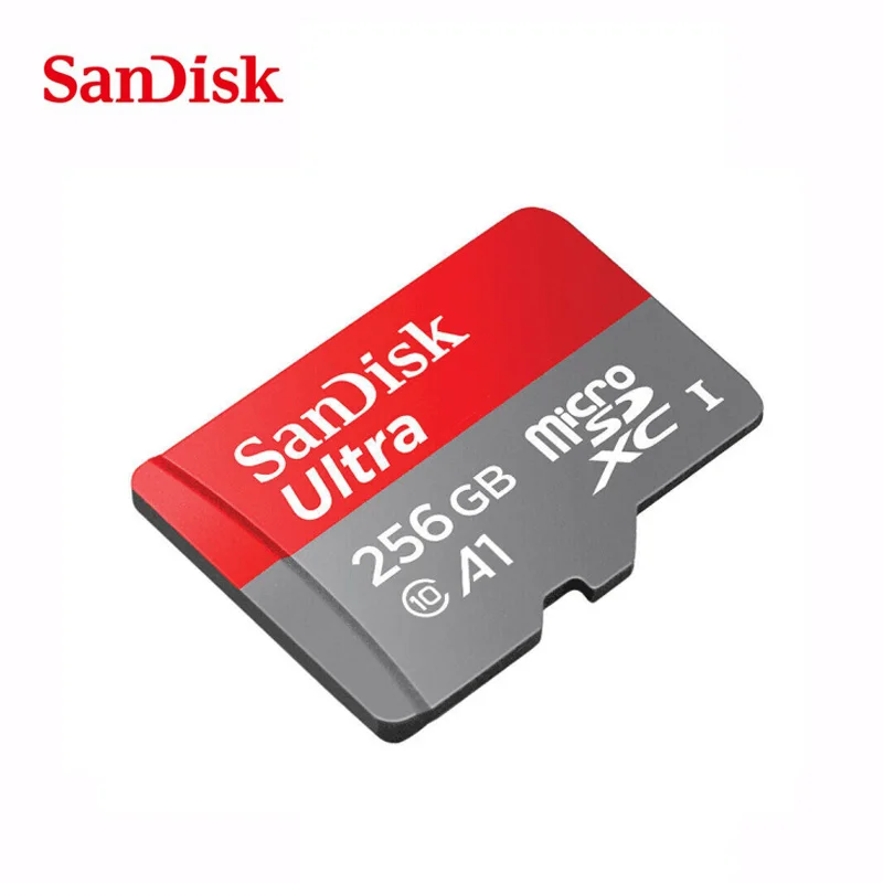 Лучший 100% Оригинальные SanDisk MicroSD карты памяти 256 ГБ 100 МБ с. UHS I Micro SD карты Class10 ultra microSDXC флэш памяти TF карты