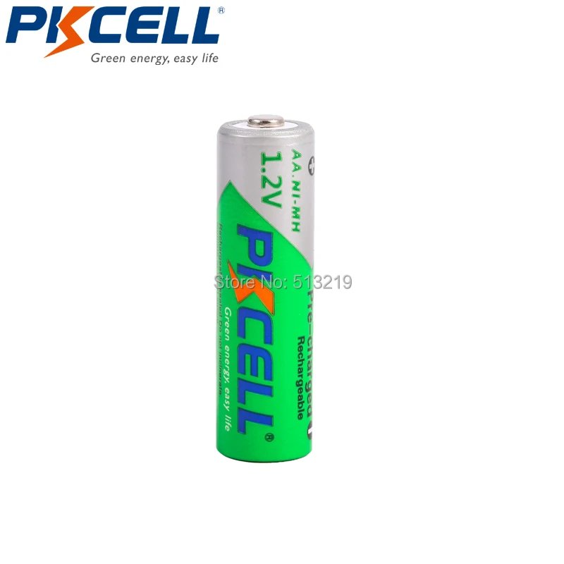 8 шт. PKCELL aa 2200 мАч 1,2 в Ni-MH AA Аккумуляторная батарея низкий саморазряд aa батареи и 2 шт. AA/AAA батареи коробка для хранения