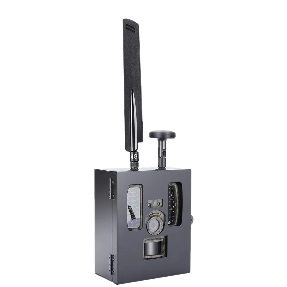 Metal Security Box For 4G Hunting trail Camera photo-traps BL480L-P IP66 Infrared Night Vision Game Trail Camera  (4)