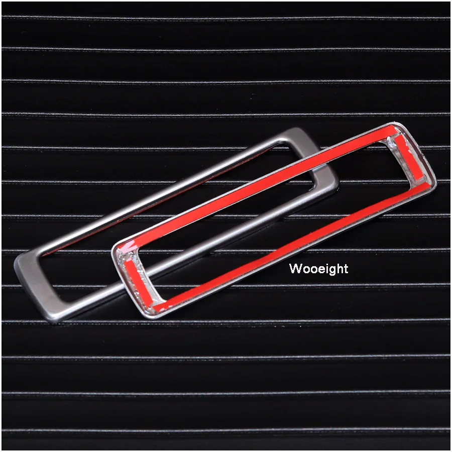 Wooeight 4Pcs ABS Matt Silver Car Roof Read Lamp Handle Light Switch Frame Trim Button Cover For Mercedes Benz GLC C Class (5)