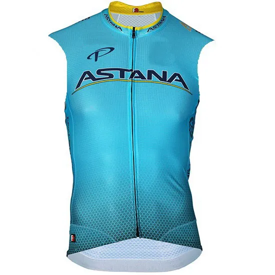 Windstopper Астана Pro командная безрукавка велосипедная куртка жилет Mtb Одежда велосипедный Майо Ciclismo велосипедная одежда - Цвет: Синий