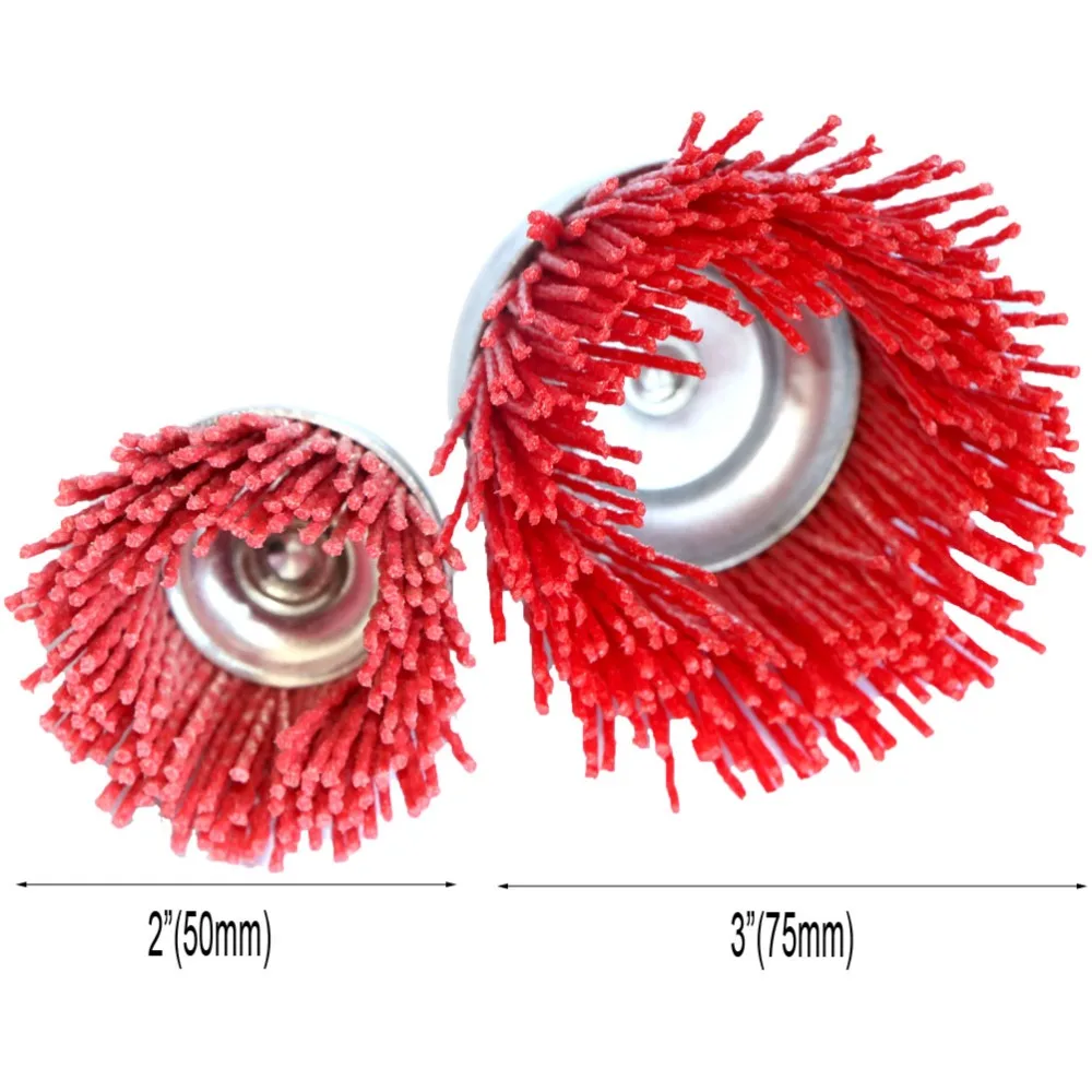 Щетка для снятия заусенцев из абразивной стальной проволоки, полировальная нейлоновая головка для шлифовки колес, хвостовик для мебели, деревянная скульптура, роторное сверло, шлифовальный инструмент