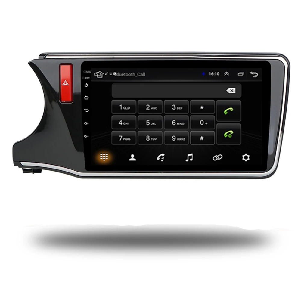 Perfect Android 8.1 Car GPS Navigation For Honda City Greiz Gienia 2015-2018 Support Stereo Audio Radio Video Bluetooth 7