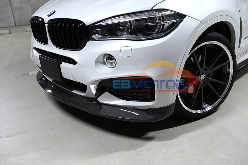 ebmotor-com Real Carbon Fiber Front Lip Spoiler For BMW F16 X6 M-Sport 2015UP 3_7071