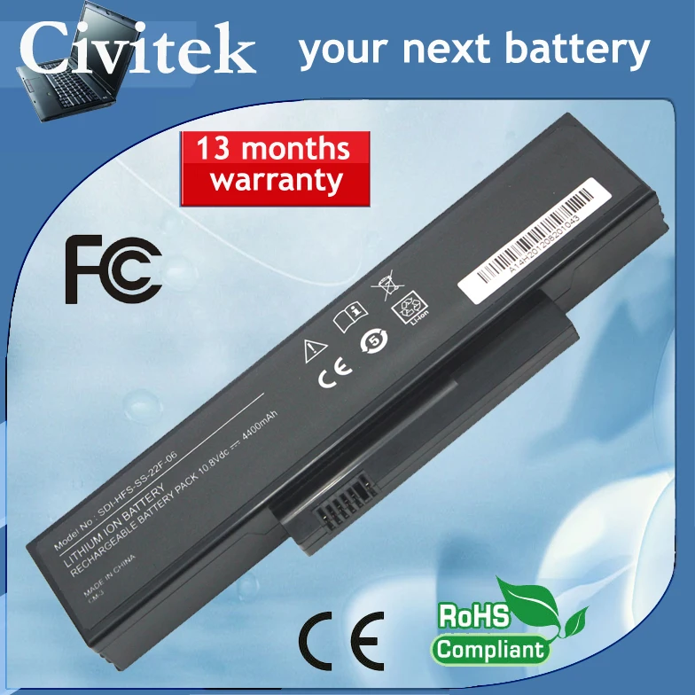 

Laptop Battery For Fujitsu V5515 ESPRIMO Mobile V5535 ESPRIMO Mobile V5515 V5535 V5555 V6515 V6555