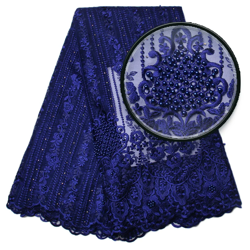 Новейшее Персиковое Африканское кружево, ткань, высокое качество, кружевная вышивка, французская сетка с бисером, нигерийские кружевные ткани, материал XY1334B