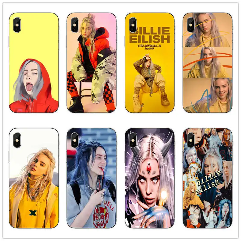 

Billie eilish rainbow blohsh Ocean Eyes Soft TPU Silicone Back Cover Phone Case For iPhone 6 6S 7 8 Plus 5 5S SE X XS XR coque