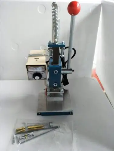 machine creasing foil embossing stamping pu printer manual leather