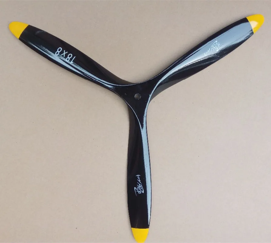 

3 Blade 16x8/16x10/17x8/17x10 CCW Wooden Propeller High Quality For Scale RC Gas Airplane Model