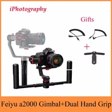 Feiyu Tech Feiyu a2000 3-Axis Gimbal +Dual Handle Stabilizer for Canon 5D Series,for SONY A7 Series a6500, for Panasonic GH4/GH5