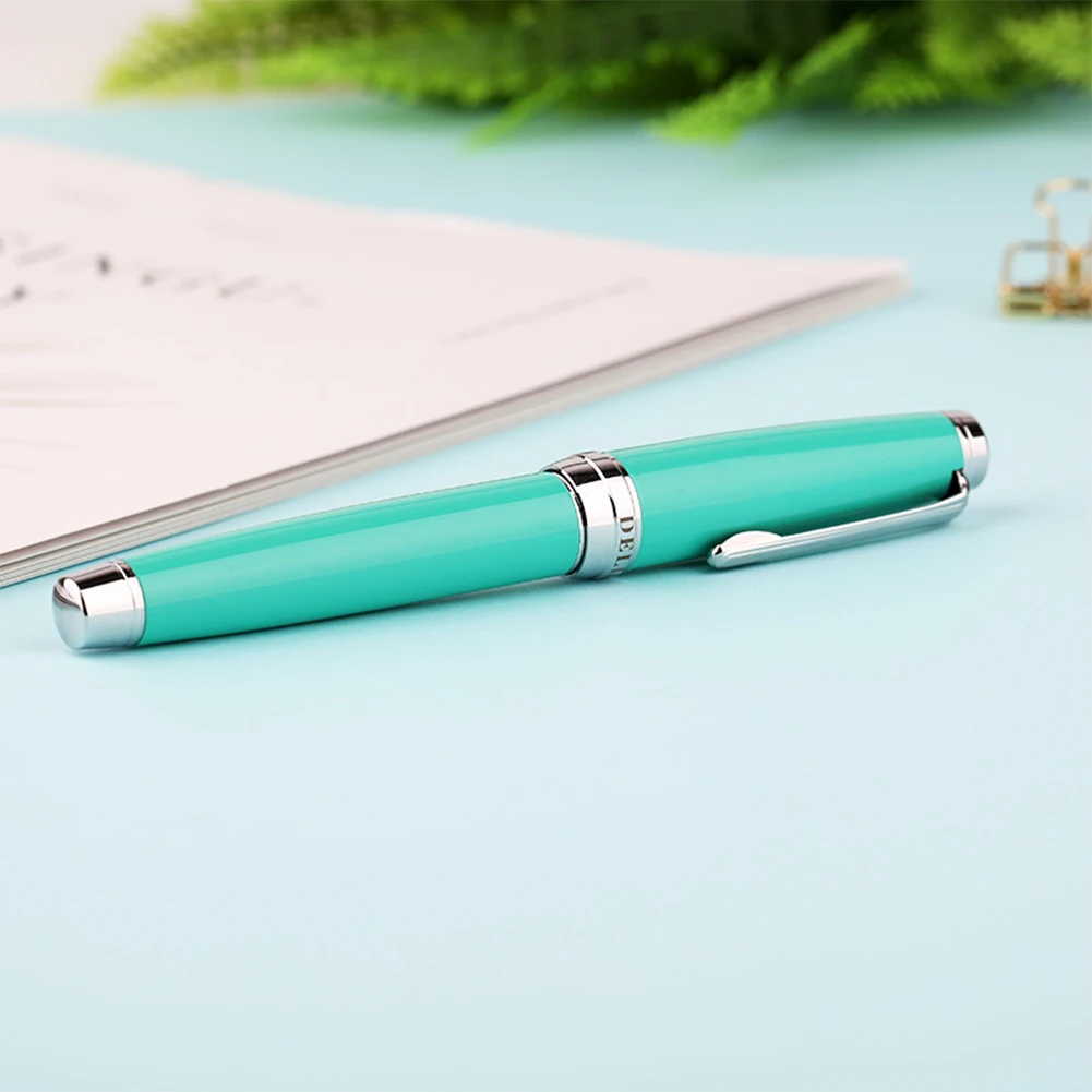 

Signature Exquisite Record Smooth Fine Nib Student Fashion Metal Gifts Pocket Business Fountain Pen Writing Travel
