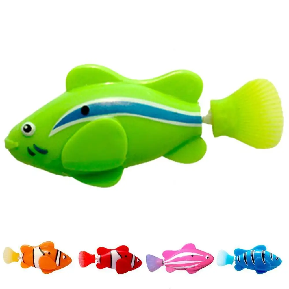 font b Electronic b font Fish Swim Toy Battery Included Robotic Pet for Kids Bath