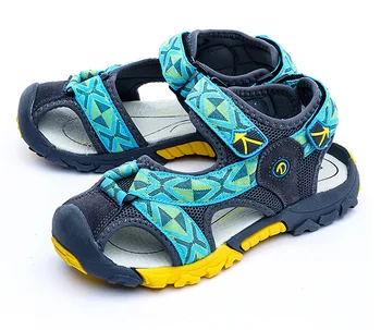 

Boys Sandals Children's Shoes kids sandals 2018 new children sandals leather boy beach shoes summer wholesale size 28-38 cheap