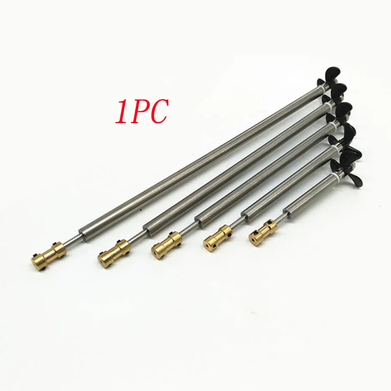 

1PC RC Boat Transmission Shaft Kit 4mm Stainless Steel Shaft+Shaft Sleeve+Bearing+40mm 3-blade Propeller+Coupling+Paddle Fork