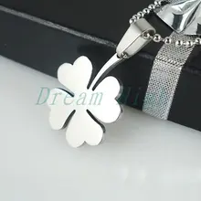 Новое поступление из нержавеющей стали четырехлистный клевер модные подвески, ювелирные изделия 200 шт/партия продукта