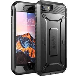 Ultimate Full-Body Protective Case with Built-in Screen Protector and Holster by SUPCASE for Pc + tpu (Black)