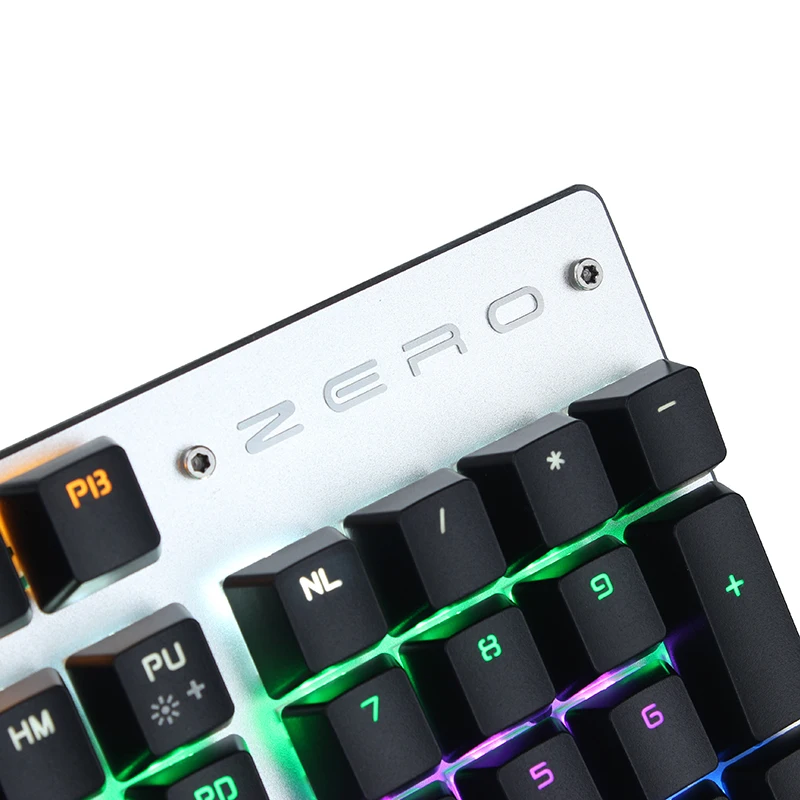 ME TOO ZERO игровая клавиатура с подсветкой 87 клавиш 104 клавиши механическая русская
