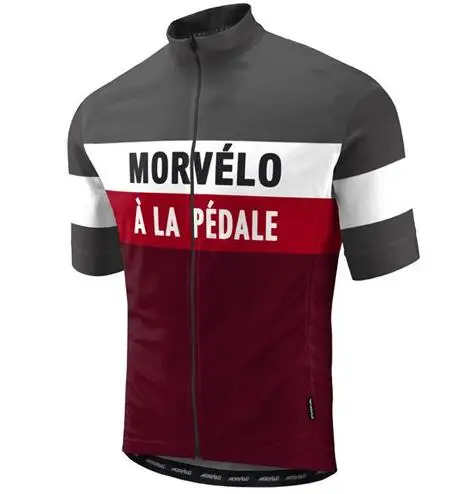 New Morvelo Men Cycling Jersey MTB bike short sleeve bicycle tops Breathable Outdoor Sportswear maillot ropa ciclismo - Color: as picture