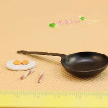 Мини Кукольный дом аксессуары модель процесса аксессуары вок+ яйцо-пашот над семьей