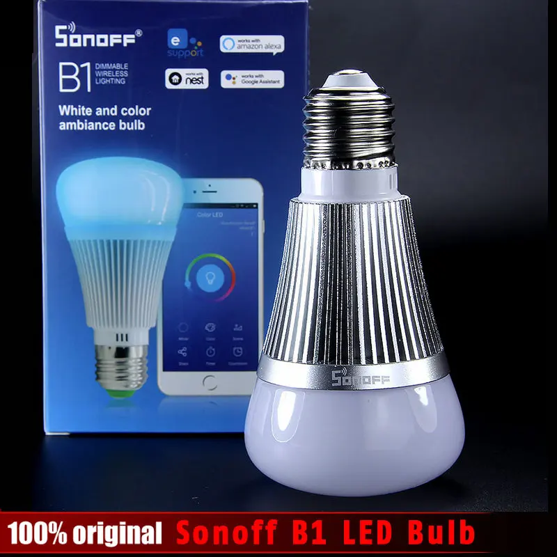 Sonoff B1 Led Bulb Dimmer Wifi Smart Light Bulbs Remote Control Wifi