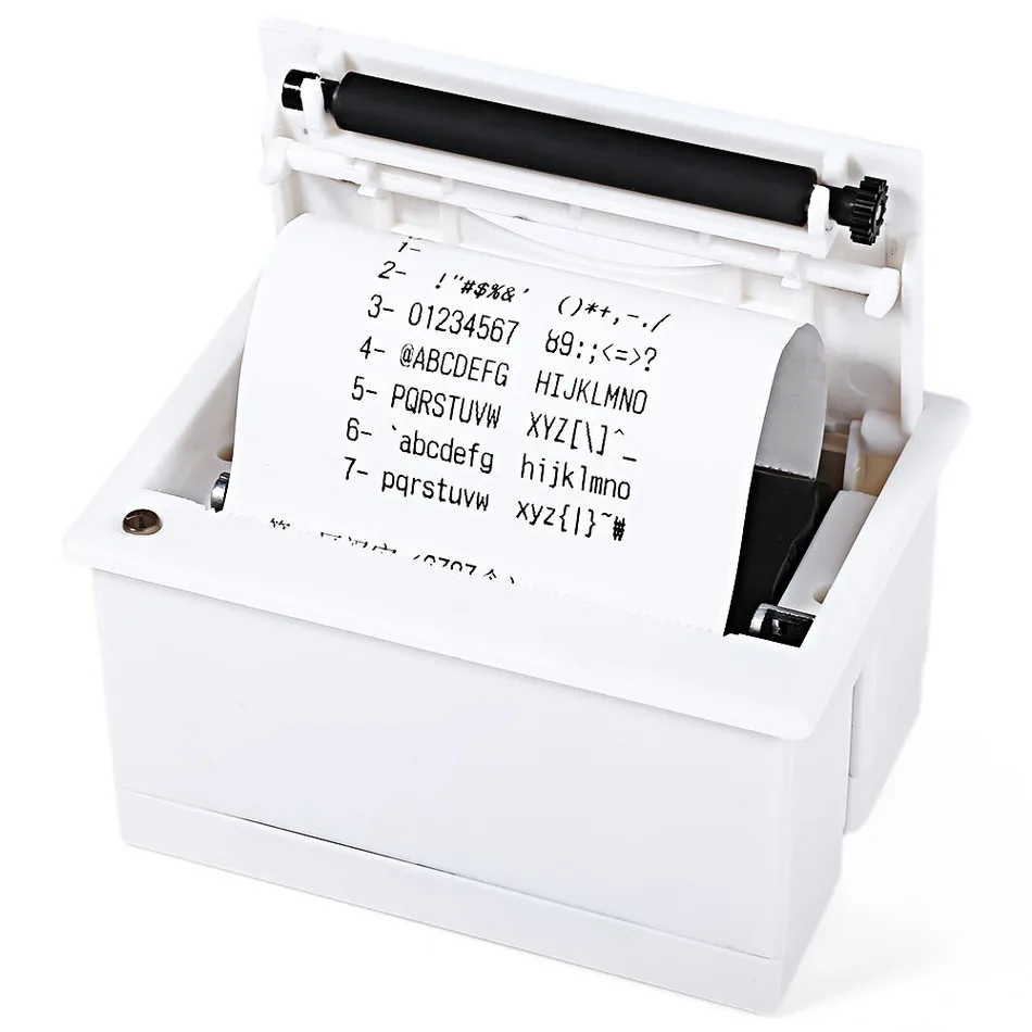 

Receipt Thermal Printer 58mm Super Mini Embedded Low Noise Optional USB Port Printer Thermal